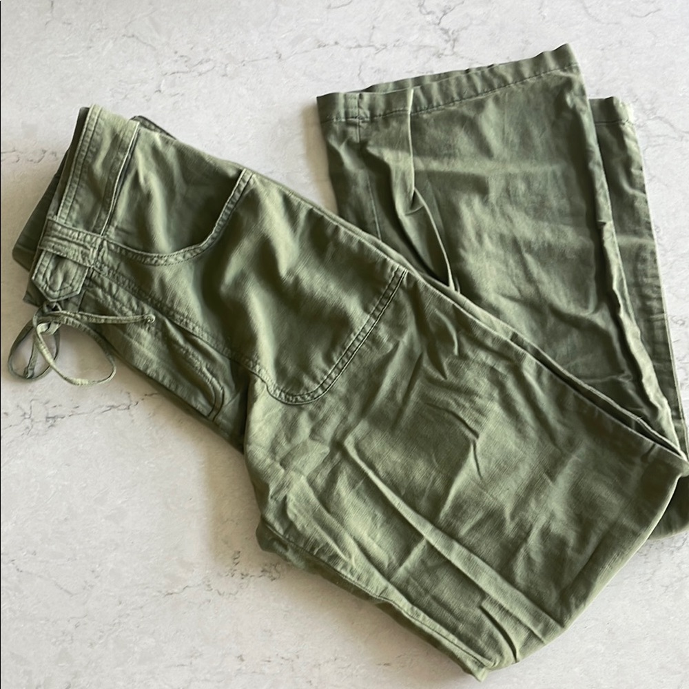 Women's LC Lauren Conrad High Rise Patch Pocket Wide Leg Pants NWOT